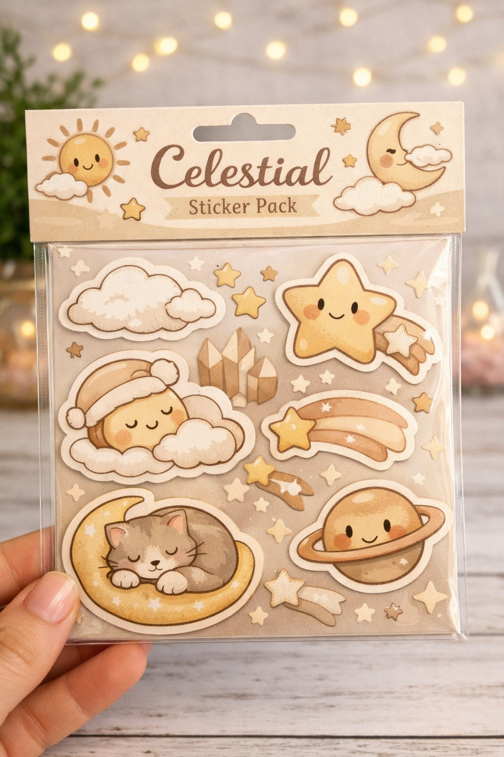 Monthly sticker package