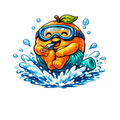 August Sunny Summer Day Sticker