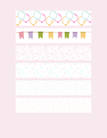 washi tape sheet